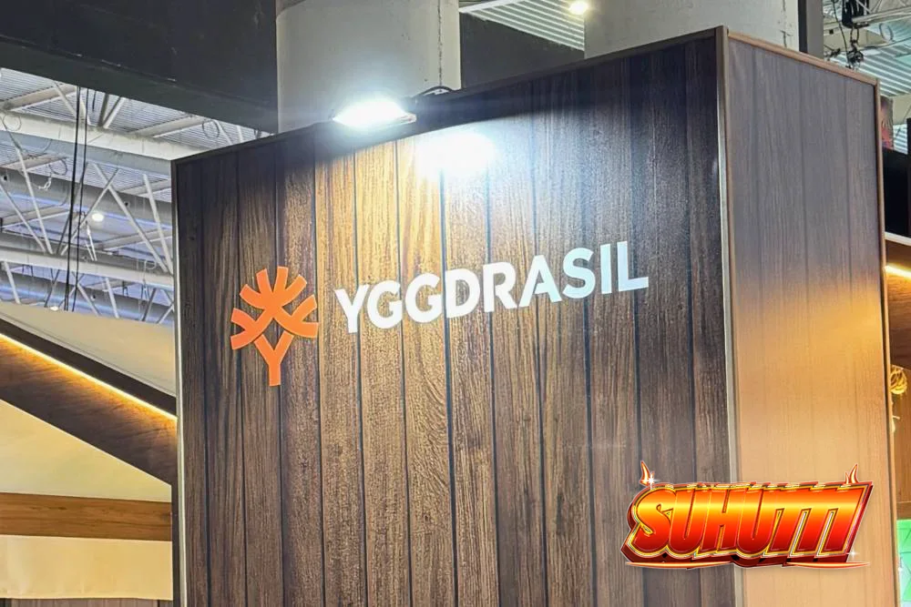 Tampilan antarmuka permainan slot Yggdrasil di perangkat seluler